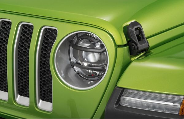 Rugged Ridge 11230.21 Elite Headlight Guards for 18-21 Jeep Wrangler JL & Gladiator JT