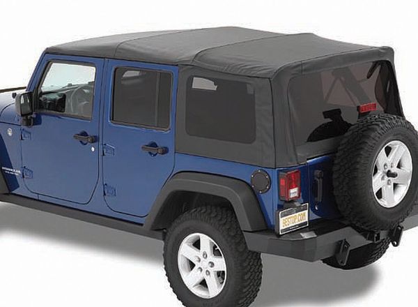 Bestop 54723-35 Supertop NX Soft Top with Tinted Windows for 07-18 Jeep Wrangler Unlimited JK 4 Door