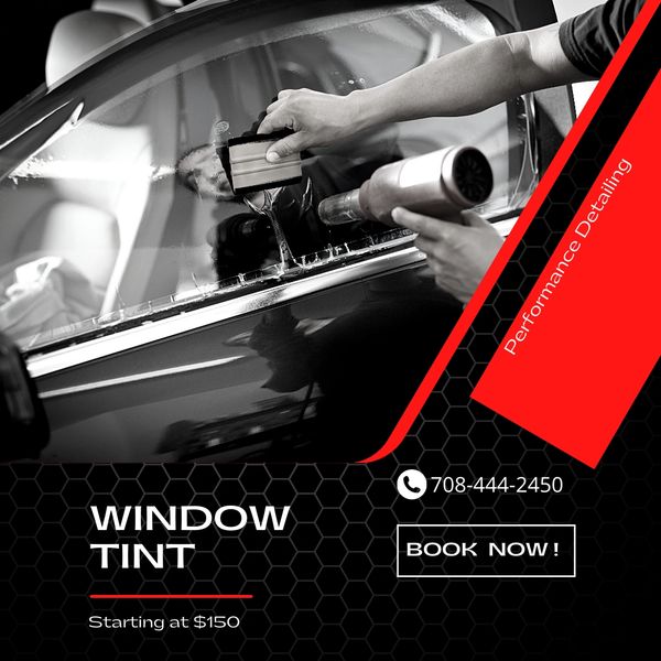 Performance Detailing & HP Window Tint Gift Certificate $350