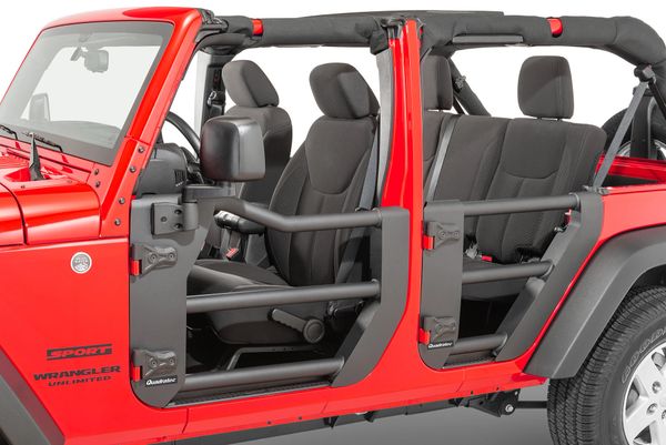 Quadratec Tube Doors Front & Rear Tube Doors Jeep Wrangler