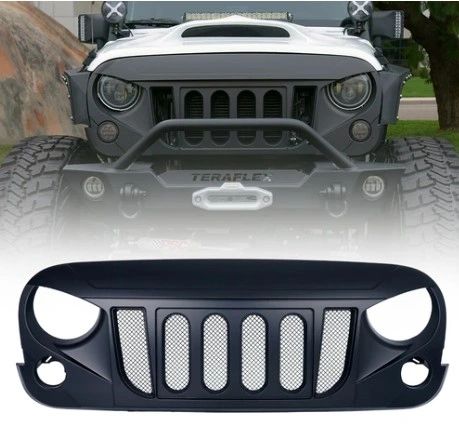 Transformer Grille with Built-In Mesh for Jeep Wrangler 2007-2018