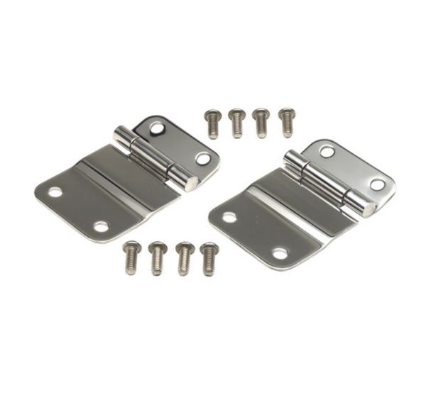 Kentrol Stainless Steel Tailgate Hinges for 76-86 Jeep CJ-7 & CJ-8 Scrambler