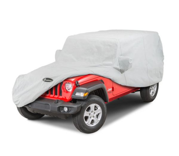 Quadratec Softbond 3-Layer Full Car Cover for 07-22 Jeep Wrangler JK & JL Unlimited