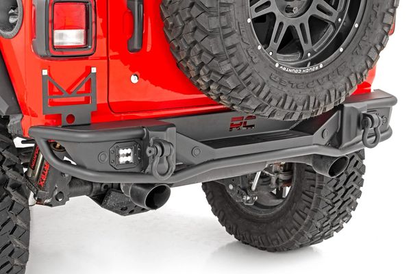 Rough Country 10648 Tubular Rear Bumper for 18-22 Jeep Wrangler JL