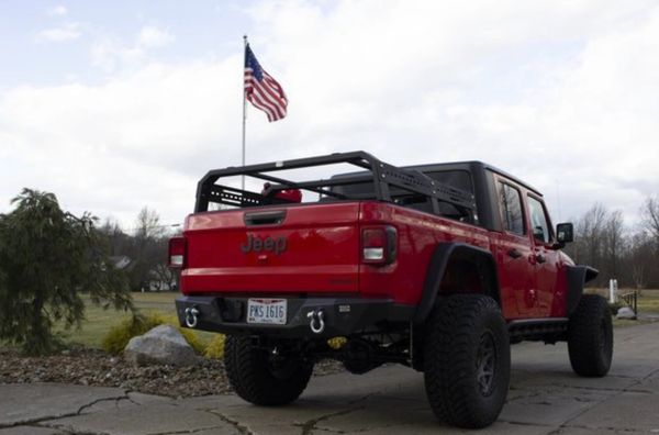 Fishbone Offroad FB22149 Mako Rear Bumper for 20-22 Jeep Gladiator JT