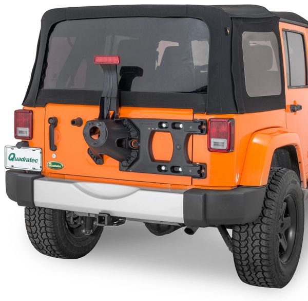 Teraflex 4838100 Alpha HD Hinged Spare Tire Carrier for 07-18 Jeep Wrangler JK