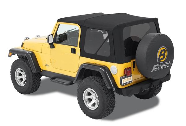 Bestop 54820-17 Supertop NX Soft Top with Tinted Windows, no Doors for 97-06 Jeep Wrangler TJ