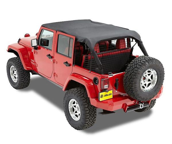 Bestop 52584-35 Header Safari Bikini Top for 10-18 Jeep Wrangler Unlimited JK 4 Door