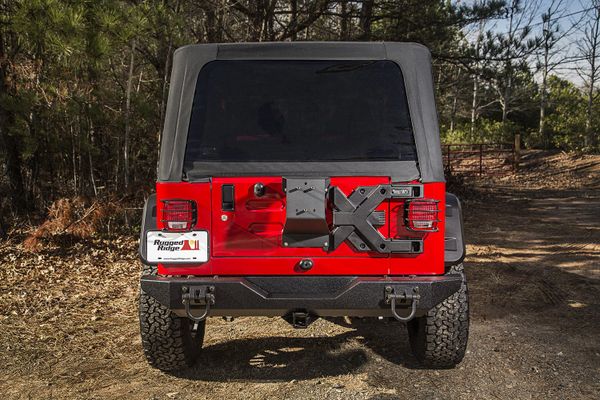 Rugged Ridge 11546.60 Spartacus HD Tire Carrier Kit for 97-06 Jeep Wrangler TJ