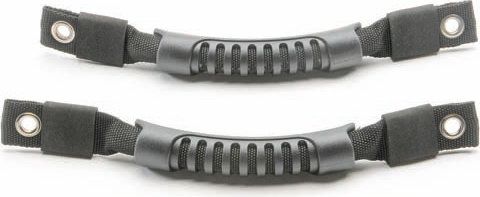 Quadratec Interior Pull Straps in Black for 97-06 Jeep Wrangler TJ & Unlimited