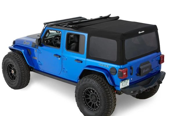 BESTOP SUPERTOP SQUAREBACK SOFT TOP JEEP 2018-2022 WRANGLER JLU 5472617/5472635