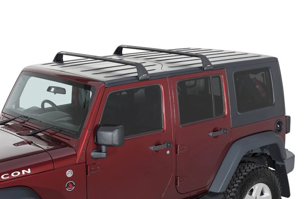 Rhino-Rack SG59 Gutter-Mount Vortex 2-Bar Roof Rack for 07-22 Wrangler JL, JK Unlimited, & 20-22 Gladiator JT