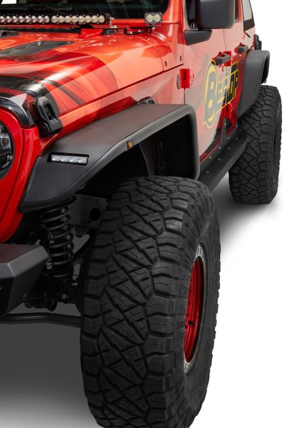 GRANITE SERIES™ REAR FENDER FLARES JEEP 2018-2022 WRANGLER JL 4966001 4966101