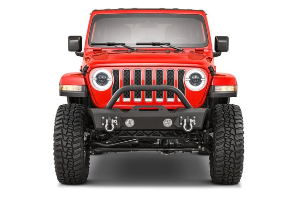 TACTIK TT-LED-DRL-HALO-9 9" LED Headlight with DRL Halo for 18-22 Jeep Wrangler JL & Gladiator JT