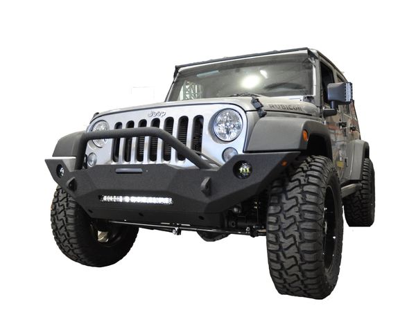 DV8 Offroad FBSHTB-18 FS-18 Hammer Full Width Bumper for 07-22 Jeep Wrangler JL, JK & Gladiator JT