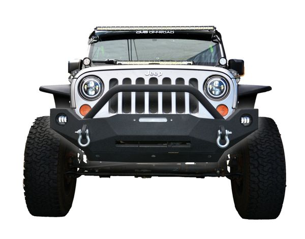 DV8 Offroad FBSHTB-19 FS-19 Hammer Mid Width Bumper for 07-23 Jeep Wrangler JL, JK & Gladiator JT