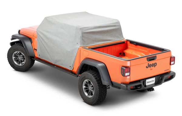 MasterTop 11120709 Five Layer Weatherproof Full Door Cab Cover For Jeep Gladiator JT with Hard or Soft top removed