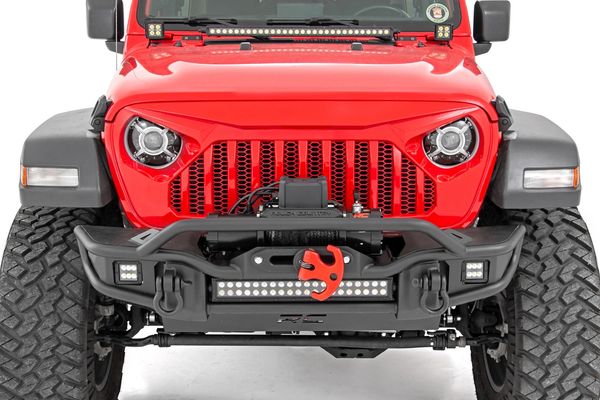 Rough Country RCH5300 9 Inch LED Halo Projector Headlights for 18-23 Jeep Wrangler JL & 20-23 Gladiator JT RCH5300