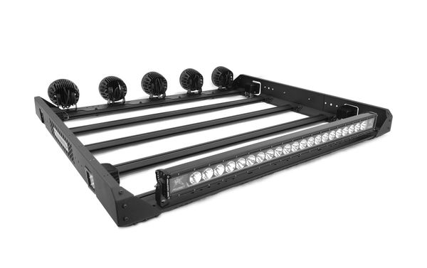 Go Rhino SRM400 Series Roof Rack for 18-23 Jeep Wrangler JK, JL, and Gladiator JT