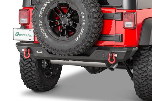 Quadratec Mid Width Rear Bumper for 07-18 Jeep Wrangler JK