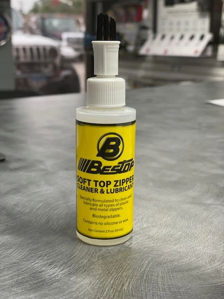 Bestop Soft Top zipper cleaner and lubricant