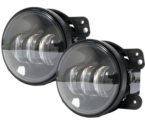 DV8 Offroad R4FL16W3W LED Fog Lights for 07-18 Jeep Wrangler JK