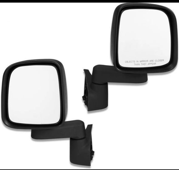 Bestop 5126101 HighRock 4X4 03-06 Factory Styling Replacement Mirrors for 87-24 Jeep Wrangler YJ, TJ, JK, TJ, JK & JL