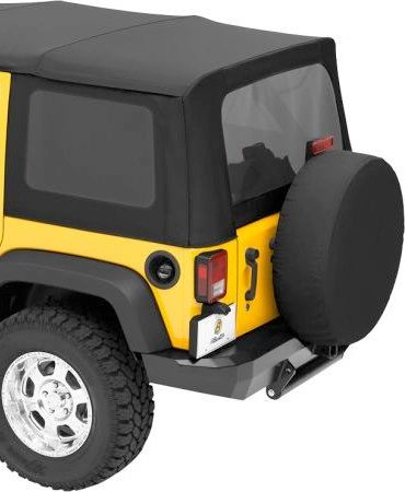 Bestop 5813535 Sailcloth Replace-a-top Tinted Window Kit for 11-18 Jeep Wrangler Unlimited JK 4 Door with Replace-A-Top, Supertop NX or Factory Soft Top
