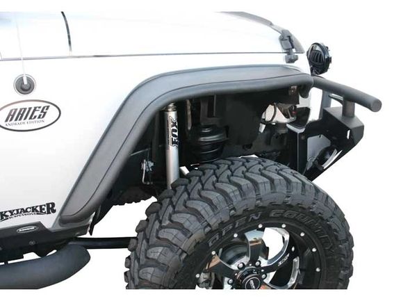 ARIES TUBULAR FRONT FENDER FLARE TEXTURE BLACK 1500201