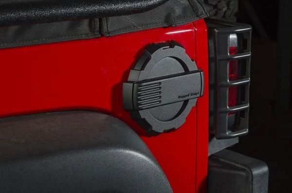 RUGGED RIDGE ELITE FUEL DOOR 07-18 JEEP WRANGLER JK/JKU