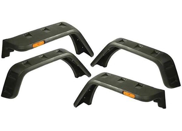 Hurricane Flat Fender Flare Kit 07-17 Jeep Wrangler JK 11640.10