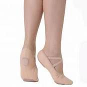 SO DANCER STRETCH LEATHER BALLET SHOE