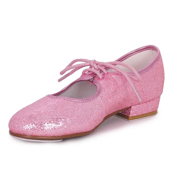 PINK HOLOGRAM TAP SHOES