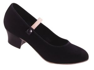 CUBAN HEEL CANVAS CHARACTER SHOE