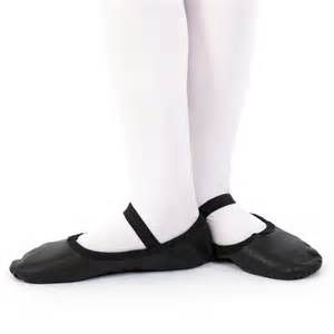 BOYS LEATHER BALLET SHOES