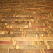 Vintage Stave Wine Barrel Flooring