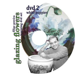 sku#7101 White Poppies #2 - DVD - Flower