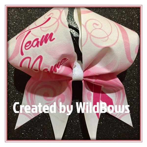 Breast Cancer Awareness Bow (Swirls)