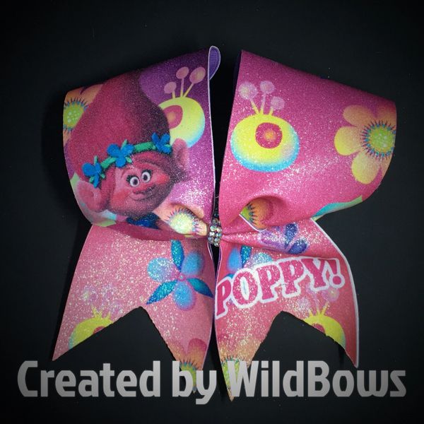 Trolls Poppy bow