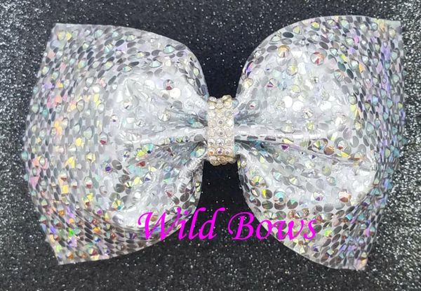 Silver Bling Bow