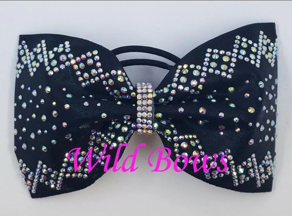 Blank and Silver Bling Bow