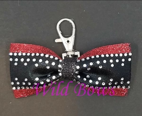 Polka Dot Key Chain Bow