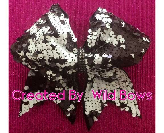 Confetti Bow (Black & White)