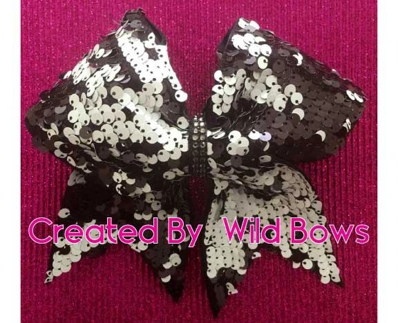 Confetti Bow (Black & White)