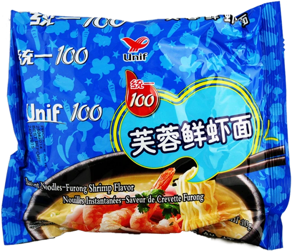 统一芙蓉鲜虾面袋noodles Bag Furong Shrimp 103g 爱佳便利 Imart Oriental 格拉斯哥中国超市 格拉斯哥华人 超市 Glasgow Chinese Supermarket