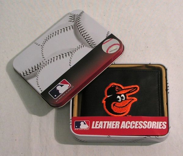 Baltimore Orioles Leather Wallet MLB Licensed