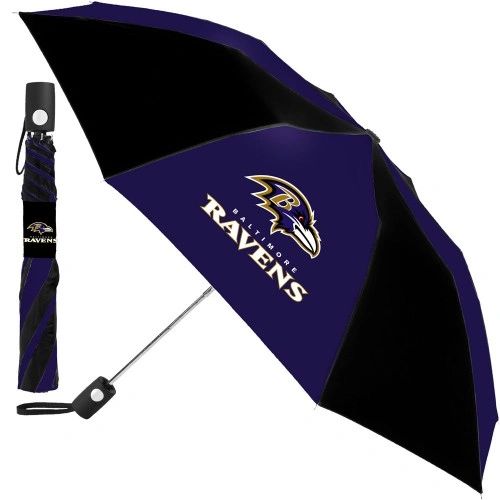 Baltimore Ravens Automatic Push Button Umbrella 42" NFL