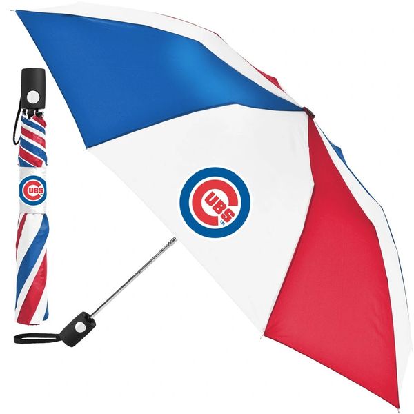 Chicago Cubs Automatic Push Button Umbrella 42" MLB Licensed