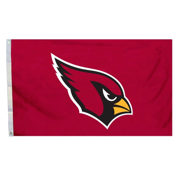 Arizona Cardinals Team Logo Banner Flag 3'x5' NFL Licensed