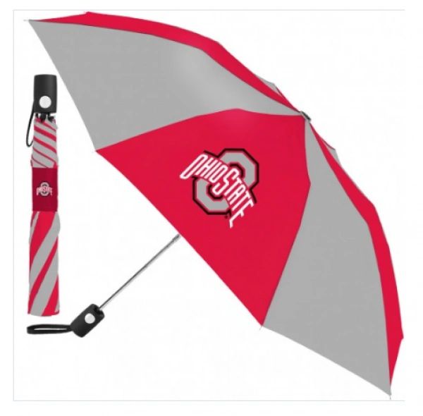Ohio State Buckeyes Automatic Push Button Umbrella 42" NCAA